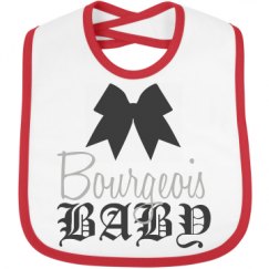 Infant Contrast Trim Bib