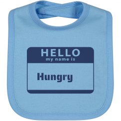 Hungry Baby bib