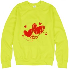 Unisex Neon Crewneck Sweatshirt