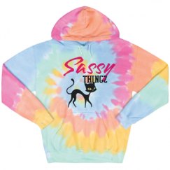 Unisex Tie-Dye Fleece Hoodie