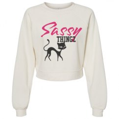 Women's Raglan Pullover Fleece