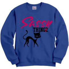 Unisex Film and Foil Crewneck Sweatshirt