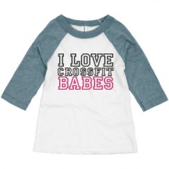 Toddler 3/4 Sleeve Raglan Tee