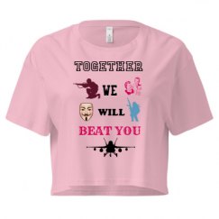 Ladies Festival Cali Crop Top Tee