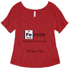 Ladies Flowy Slouchy Tee