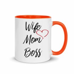 11oz Ceramic Mug with Color Inside