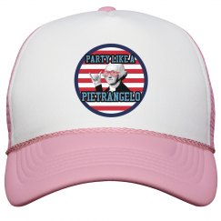 Snap Back Trucker Hat Pink
