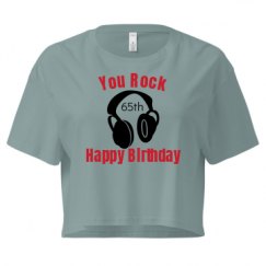 Ladies Festival Cali Crop Top Tee