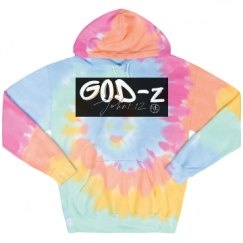 Unisex Tie-Dye Fleece Hoodie