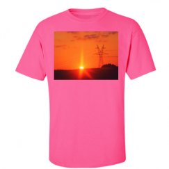 Unisex Ultra Cotton Safety Neon Crewneck Tee