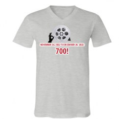 Unisex V-Neck Jersey Tee