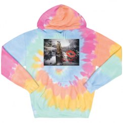 Unisex Tie-Dye Fleece Hoodie
