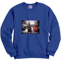 Unisex Film and Foil Crewneck Sweatshirt