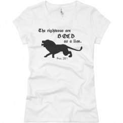 Ladies Slim Fit Basic Promo Jersey Tee