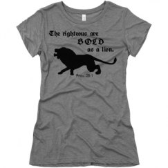 Ladies Slim Fit Super Soft Triblend Tee