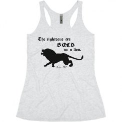Ladies Slim Fit Super Soft Racerback Triblend Tank