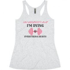 Ladies Slim Fit Super Soft Racerback Triblend Tank