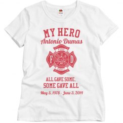 Firefighter Family Memorial Top