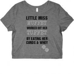 Ladies Slim Fit Crop Top Tee