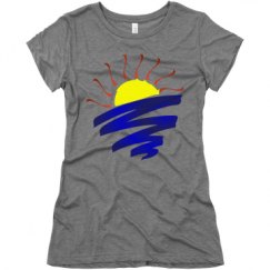 Ladies Slim Fit Super Soft Triblend Tee