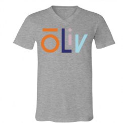 Unisex V-Neck Jersey Tee