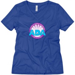 Ladies Relaxed Fit V-Neck Tee