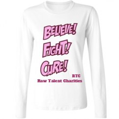 Ladies Relaxed Fit Basic Long Sleeve Tee