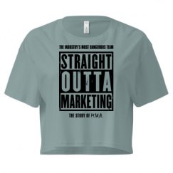 Ladies Festival Cali Crop Top Tee