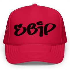 EBIP Red & Black Snap-back Hat