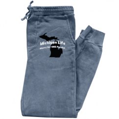 Pigment-Dyed Fleece Pants