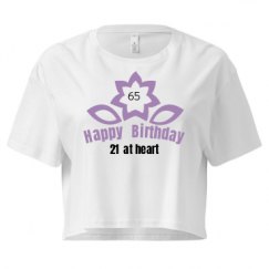 Ladies Festival Cali Crop Top Tee