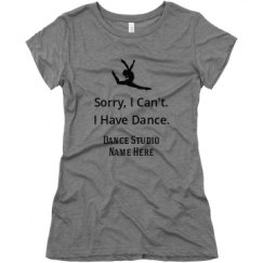 Ladies Slim Fit Super Soft Triblend Tee