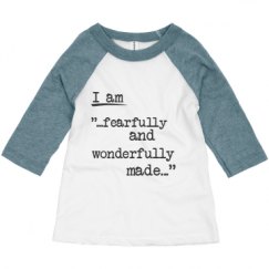 Toddler 3/4 Sleeve Raglan Tee