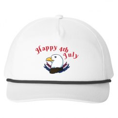 Snapback Five-Panel Rope Hat