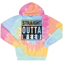 Unisex Tie-Dye Fleece Hoodie
