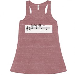 Ladies Flowy Racerback Tank