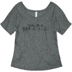 Ladies Flowy Slouchy Tee