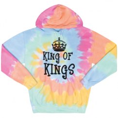 Unisex Tie-Dye Fleece Hoodie