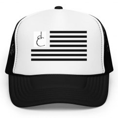 logo flag trucker hat