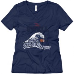Ladies Relaxed Fit V-Neck Tee