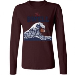 Ladies Relaxed Fit Basic Long Sleeve Tee