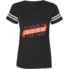 Ladies Relaxed Fit Vintage Sports Tee