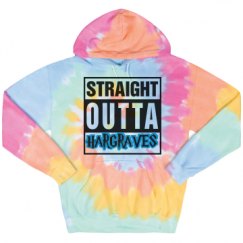 Unisex Tie-Dye Fleece Hoodie