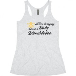 Ladies Slim Fit Super Soft Racerback Triblend Tank