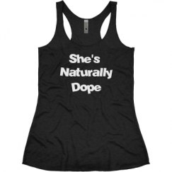 Ladies Slim Fit Super Soft Racerback Triblend Tank