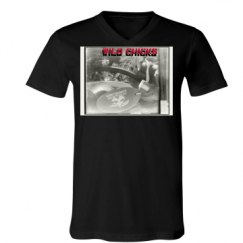 Unisex V-Neck Jersey Tee