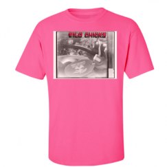 Unisex Ultra Cotton Safety Neon Crewneck Tee