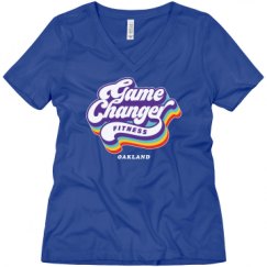 Ladies Relaxed Fit V-Neck Tee