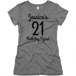 Ladies Slim Fit Super Soft Triblend Tee