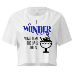 Ladies Festival Cali Crop Top Tee